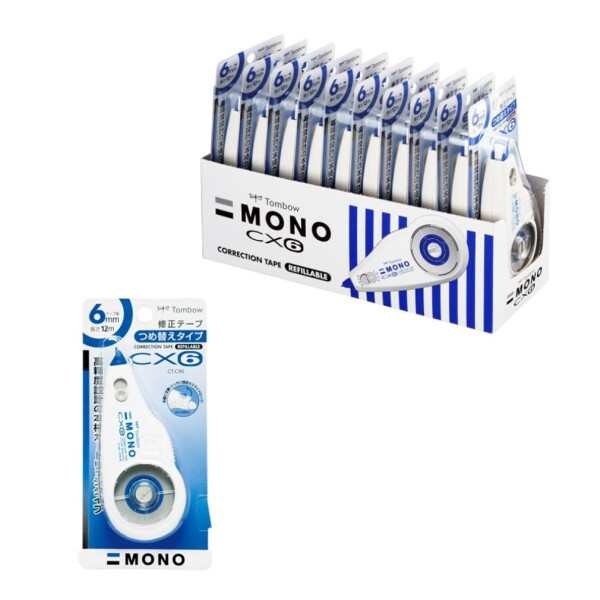 トンボ鉛筆 修正テープ MONO モノCX 6mm 10個 CT-CX6-10P - 修正液