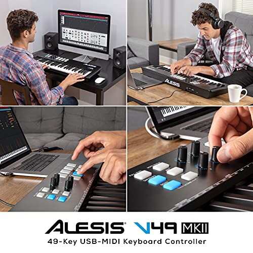 Alesis(アレシス) USB MIDIキーボードコントローラー 49鍵ベロシティ