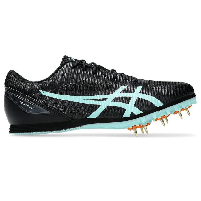 アシックス ランニング スパイク HEATFLAT 12 1093A195.002 BLACK/ILLUMINATE MINT 送料無料_2