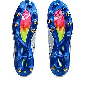 アシックス サッカー スパイク DS LIGHT X-FLY PRO 3 ST 1101A073.100 メンズ WHITE/ELECTRIC BLUE 送料無料_2