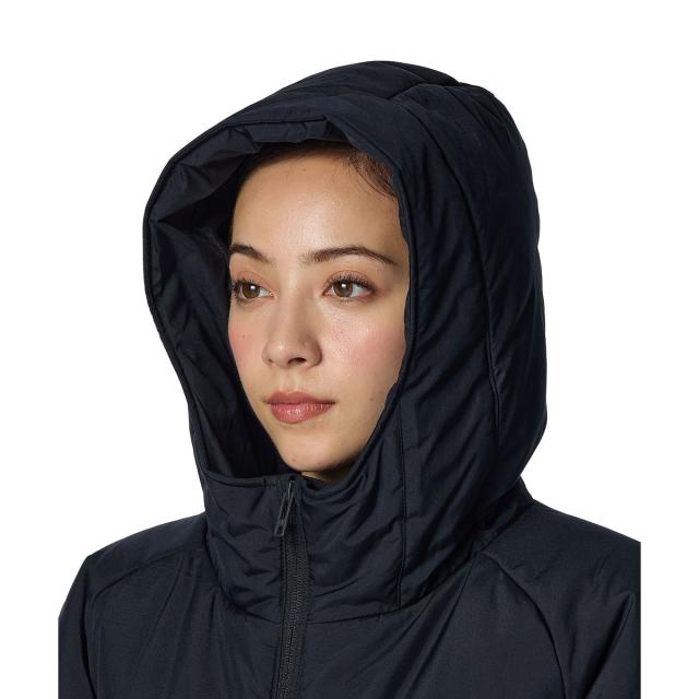 アンダーアーマー レディーススポーツウェア ウインドアップジャケット UA INSULATED LONG JACKET 6007725 001 レディース Black / ..._2