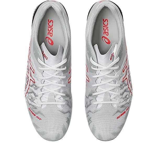アシックス サッカー スパイク DS LIGHT ACROS 3 1101A070.104 メンズ WHITE/FLASH RED 送料無料_2