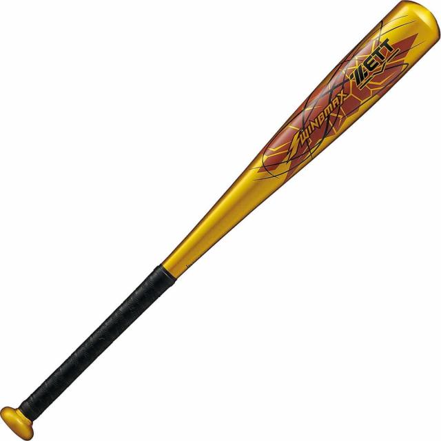 ゼット 野球 少年軟式メタルバッド JR.ナンシキアルミバットSWINGMAX BAT75638-5301 ジュニア イエローゴールド 送料無料