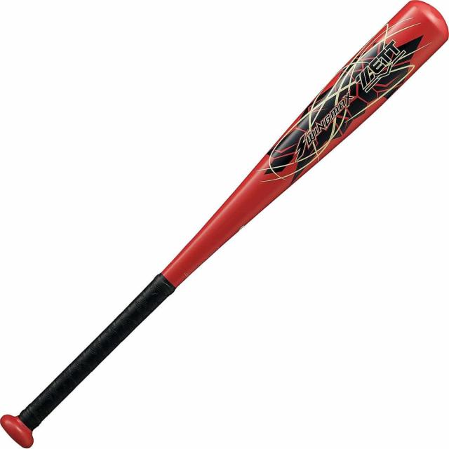 ゼット 野球 少年軟式メタルバッド JR.ナンシキアルミバットSWINGMAX BAT75640-6400 ジュニア レッド 送料無料