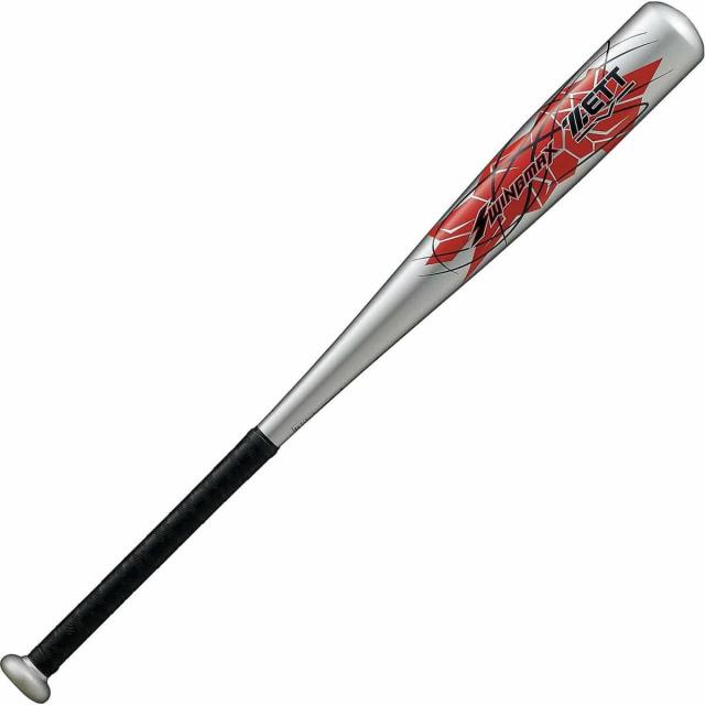ゼット 野球 少年軟式メタルバッド JR.ナンシキアルミバットSWINGMAX BAT75644-1300 ジュニア シルバー 送料無料