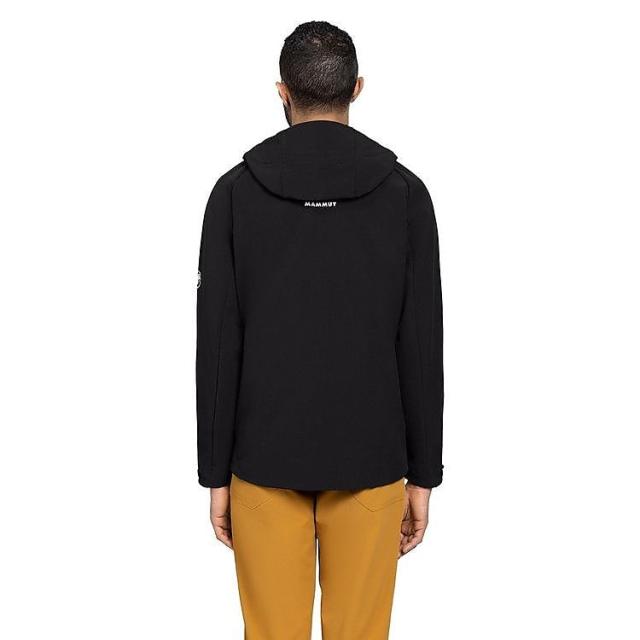 マムート トレッキング アウトドア 薄手ジャケット WINTERFIELD SO HOODED JACKET AF MEN 1011-01970-0001 メンズ XL BLACK 送料無料_2