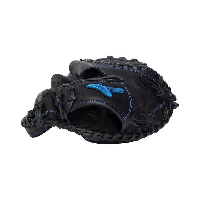 ミズノ 野球 少年軟式キャッチャーミット ジュニア軟式用WILL DRIVE BLUE捕手用/M-R型 1AJCY34700 09 ジュニア ー ブラック 送料無料_2