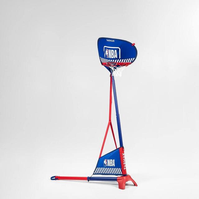 デカトロン 籠球 うしろ側ゲーム盤 手あそび Decathlonキッズバスケットボールフープ NBA 500 Easy RED BLU WHT 8734282 ジュニ...