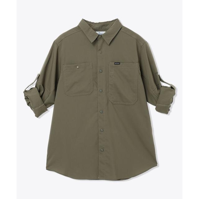 コロンビア トレッキング アウトドア 長袖シャツ シルバーリッジユーティリティIIロングスリーブシャツ AE3465-397 メンズ Stone Gr..._2