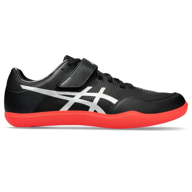 アシックス ランニング スパイク THROW PRO 3 1093A215.001 BLACK/PURE SILVER 送料無料_2
