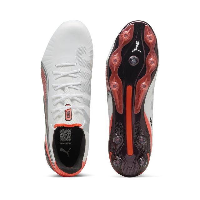 プーマ サッカー スパイク K) キング アルティメット FG/AG(LONG PIL 10882101 メンズ PUMA WHITE-PUMA SILVER-GLOWI 送料無料_3