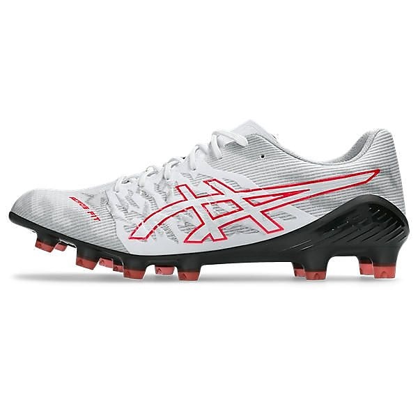 アシックス サッカー スパイク DS LIGHT ACROS 3 1101A070.104 メンズ WHITE/FLASH RED 送料無料_3