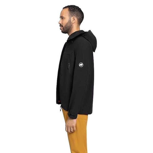 マムート トレッキング アウトドア 薄手ジャケット WINTERFIELD SO HOODED JACKET AF MEN 1011-01970-0001 メンズ XL BLACK 送料無料_3