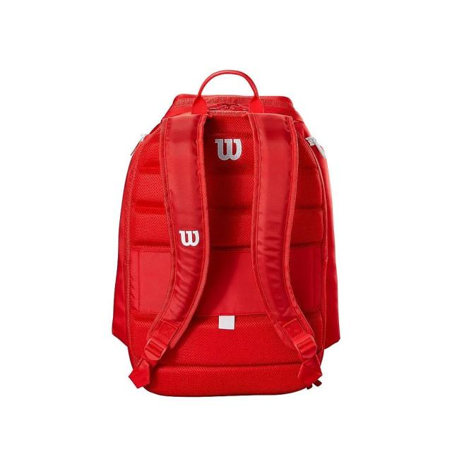 ウィルソン ラケットスポーツ バッグ ケース類 SUPER TOUR WILSON RED BACKPACK WR8036901001 Red 送料無料_3