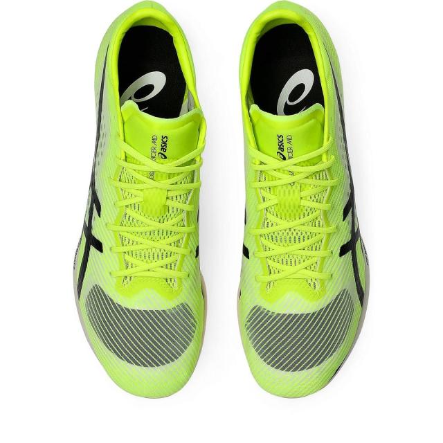 アシックス ランニング スパイク COSMORACER MD 3 1093A221.750 SAFETY YELLOW/BLACK 送料無料_4