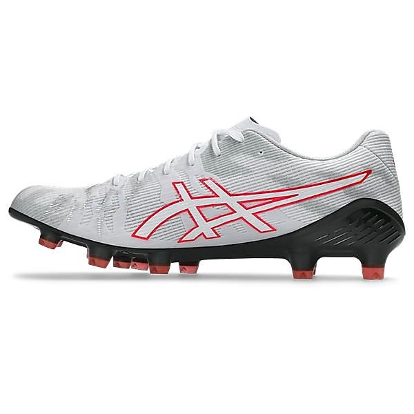 アシックス サッカー スパイク DS LIGHT ACROS 3 1101A070.104 メンズ WHITE/FLASH RED 送料無料_4