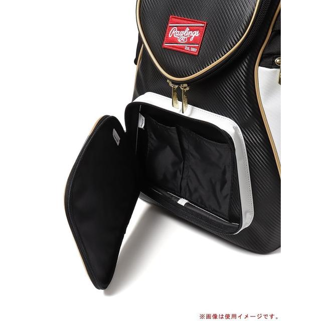 ローリングス 野球 バッグ チームバックパック 42L - ブラック EBP15S11-B 34x51x23CM B 送料無料_4