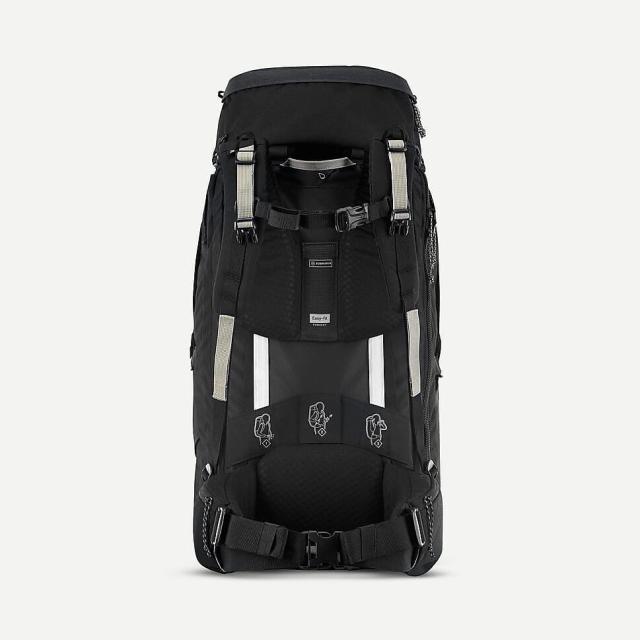 ケシュア アウトドア トラベルバック バックパック 50 L スーツケースOP 8580006 BLK 送料無料_4