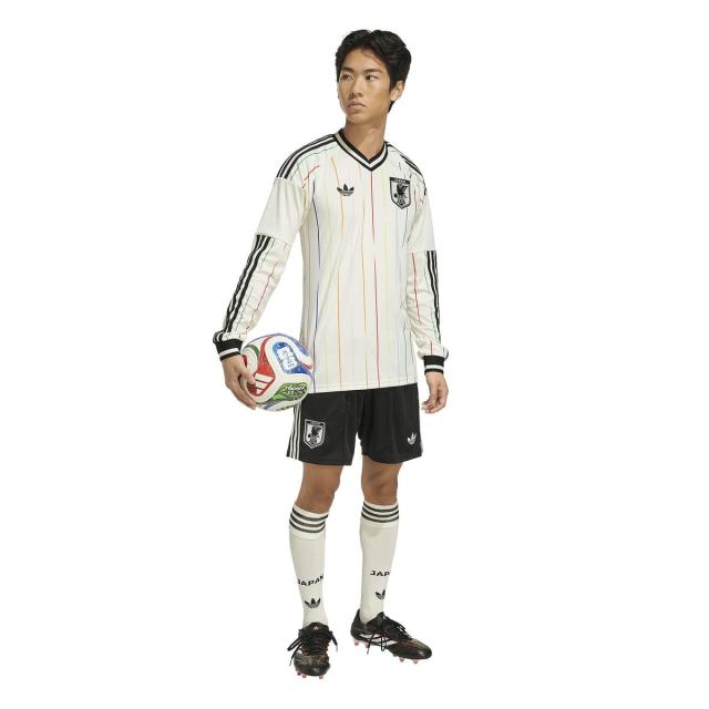アディダス サッカー 日本代表 2026 サッカー日本代表 アウェイ レプリカ ユニフォーム LS NCX60 JZ9697 メンズ オフホワイト/ブラ..._4