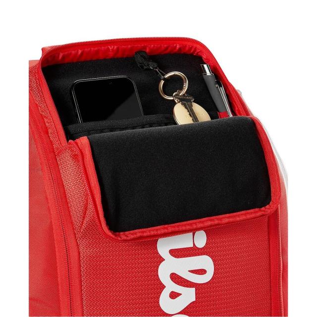 ウィルソン ラケットスポーツ バッグ ケース類 SUPER TOUR WILSON RED BACKPACK WR8036901001 Red 送料無料_6