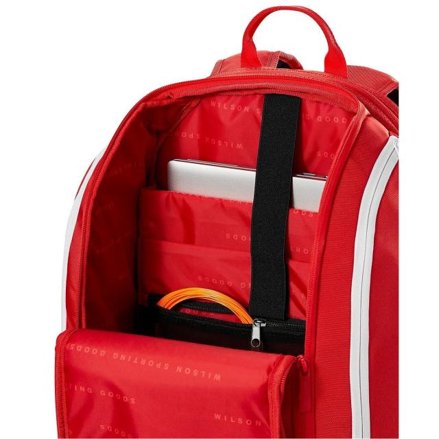 ウィルソン ラケットスポーツ バッグ ケース類 SUPER TOUR WILSON RED BACKPACK WR8036901001 Red 送料無料_7