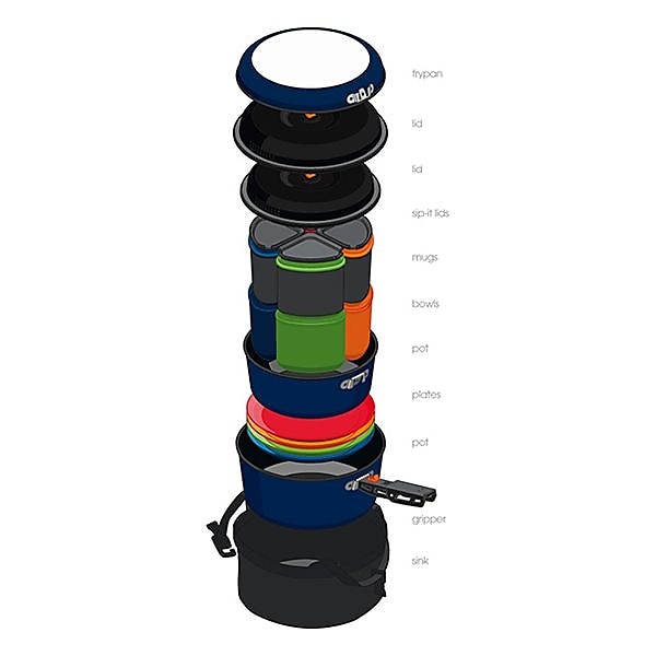 ジーエスアイ キャンプ用品 ファミリーテーブルウェア ジーエスアイ バカブー キャンパー クッキングシステム 11871948000000 送料無料_8