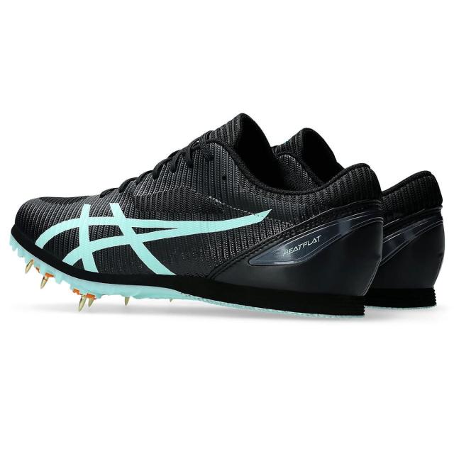 アシックス ランニング スパイク HEATFLAT 12 1093A195.002 BLACK/ILLUMINATE MINT 送料無料_1