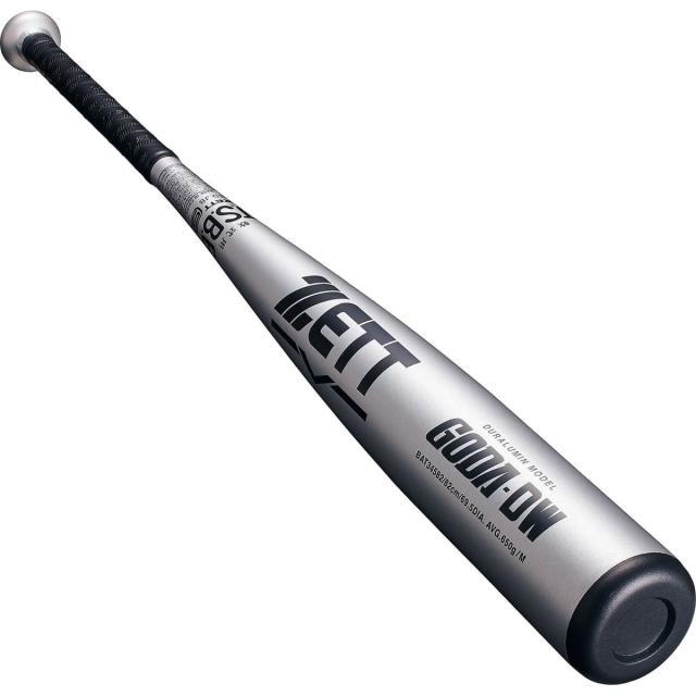 ゼット 野球 軟式メタルバッド ナンシキアルミバット GODA-DW BAT34582-1300 シルバー 送料無料