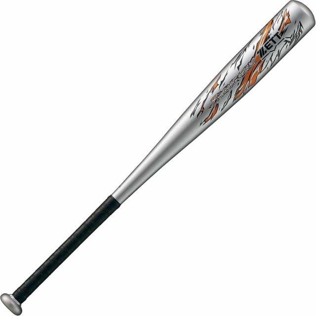 ゼット 野球 少年軟式メタルバッド JR.ナンシキ アルミバット SWINGMAX BAT75516-1300 ジュニア シルバー 送料無料