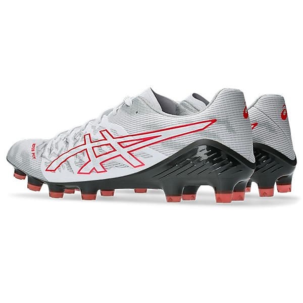 アシックス サッカー スパイク DS LIGHT ACROS 3 1101A070.104 メンズ WHITE/FLASH RED 送料無料_1