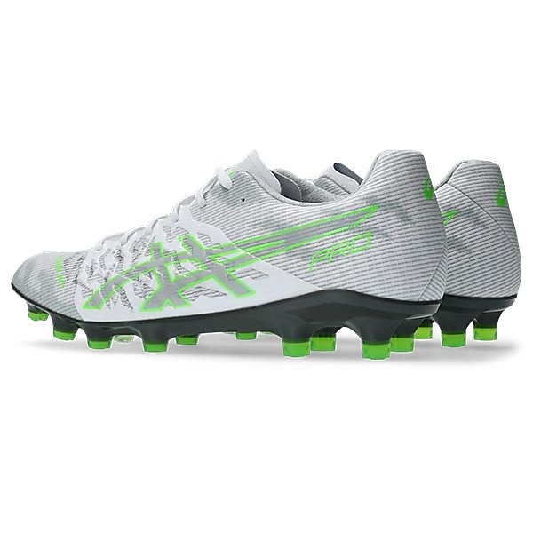 アシックス サッカー スパイク DS LIGHT ACROS PRO 3 1101A071.103 メンズ WHITE/GREEN GECKO 送料無料_1