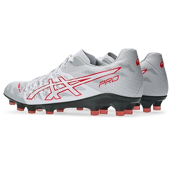 アシックス サッカー スパイク DS LIGHT ACROS PRO 3 1101A071.104 メンズ WHITE/FLASH RED 送料無料_1