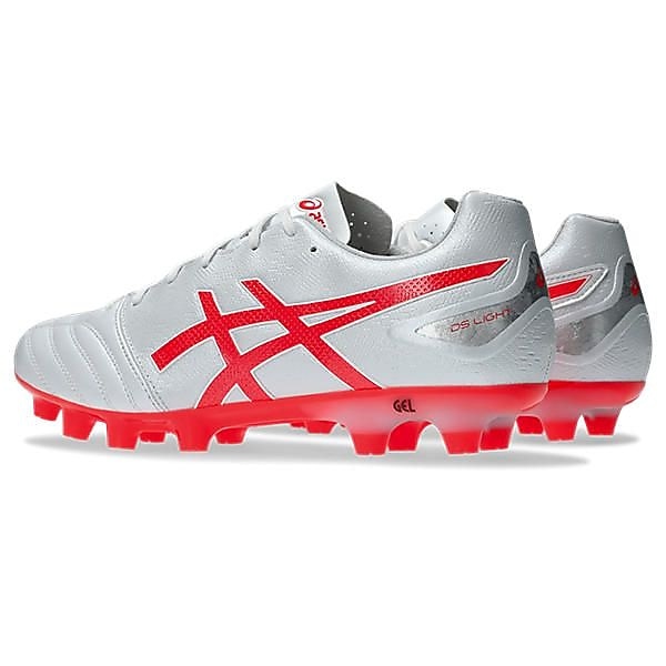 アシックス サッカー スパイク DS LIGHT PRO 1103A095.104 WHITE/FLASH RED 送料無料_1