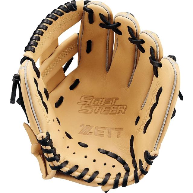 ゼット 野球 左利き少年グローブ JR ナンシキグラブソフトステア BJGB74520F-3219 ジュニア RH パステルB/ブラック 送料無料