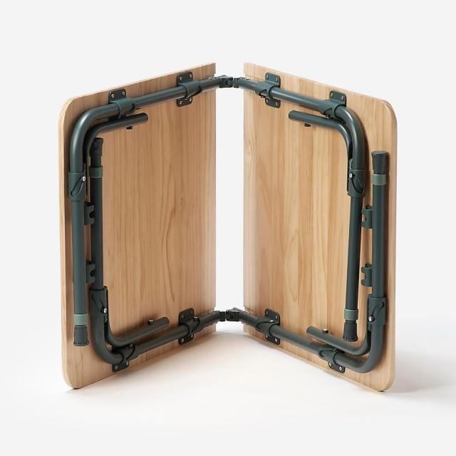 ケシュア キャンプ用品 ファミリーテーブル 折りたたみ木製テーブルBEG 8901542 BEG 送料無料