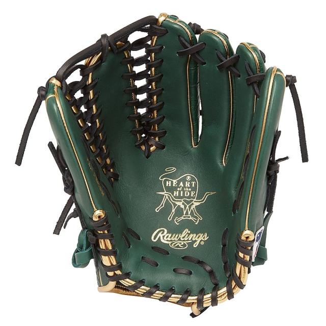 ローリングス 野球 軟式グローブ一般 軟式 HOH MLB COLOR SYNC(エイチオーエイチエムエルビーカラーシンク)OS5 - ダークグリーン/ク..._1