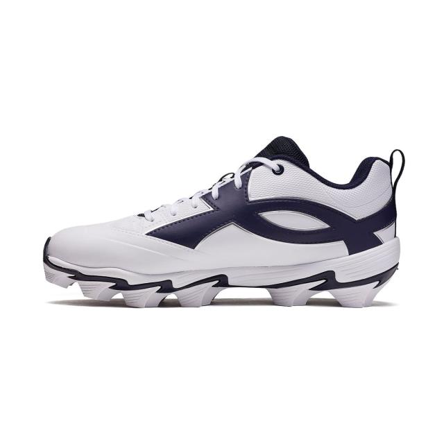 アンダーアーマー 野球 樹脂底スパイク UA Leadoff Icon Low RM 6010138 100 メンズ White / Midnight Navy / Midnight Navy 送料無料
