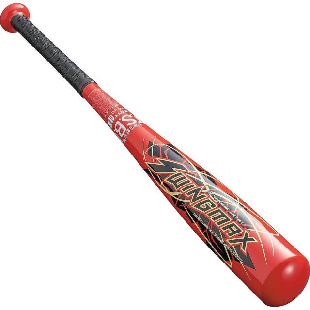 ゼット 野球 少年軟式メタルバッド JR.ナンシキアルミバットSWINGMAX BAT75640-6400 ジュニア レッド 送料無料