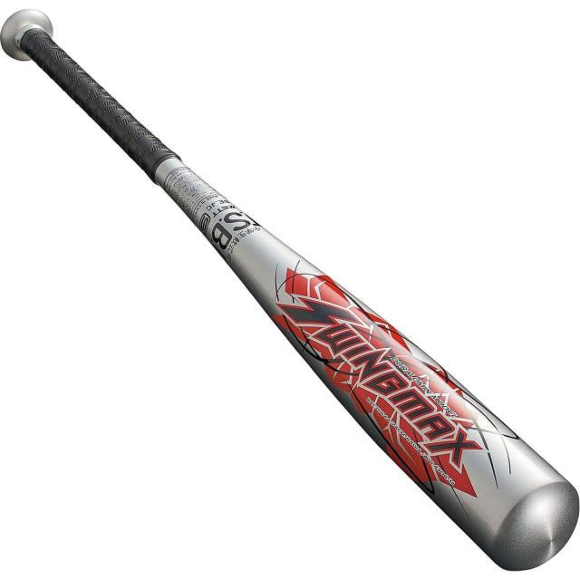 ゼット 野球 少年軟式メタルバッド JR.ナンシキアルミバットSWINGMAX BAT75644-1300 ジュニア シルバー 送料無料