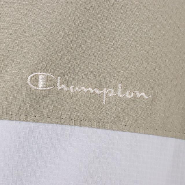 チャンピオン レディーススポーツウェア ウインドアップジャケット ZIP HOODED JACKET CW-DSC01 791 レディース グレージュ 送料無料_1