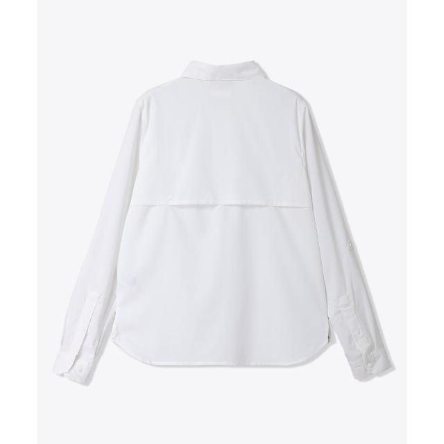 コロンビア トレッキング アウトドア 長袖シャツ シルバーリッジユーティリティIIロングスリーブシャツ AR9503-100 レディース Whit..._1