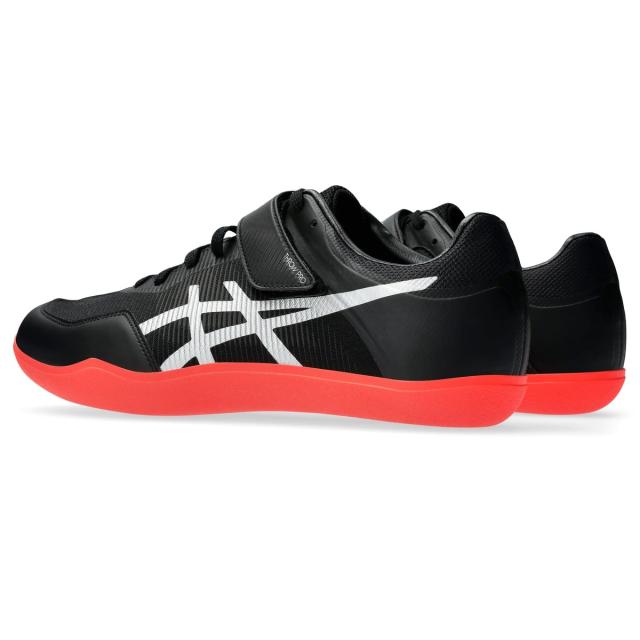 アシックス ランニング スパイク THROW PRO 3 1093A215.001 BLACK/PURE SILVER 送料無料_1