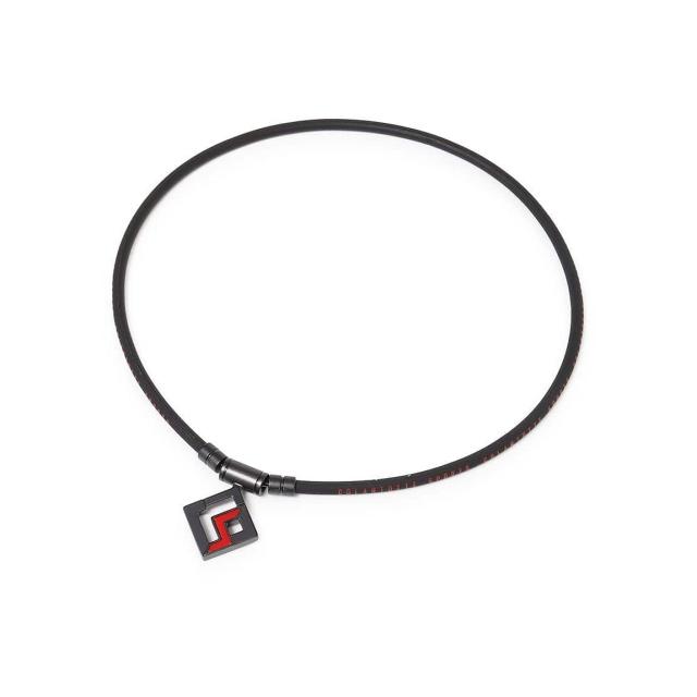 コラントッテ 健康アクセ SPORTS PRO マグチタンネックレス SG160 DBAAC2614 L ブラックチタン×レッド 送料無料