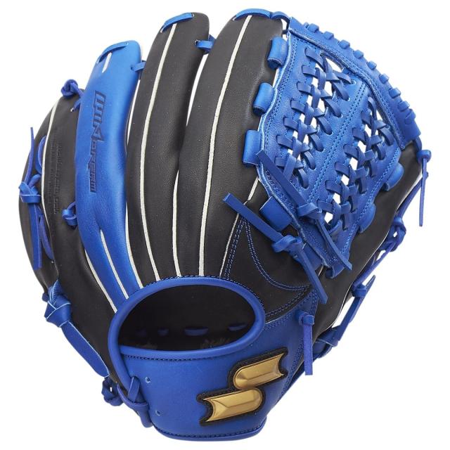 エスエスケイ 野球 軟式グローブ一般 軟式ウインドリームシリーズ カラー オールラウンド用 WCG15025-9060 「.」 ブラック×ブルー ...