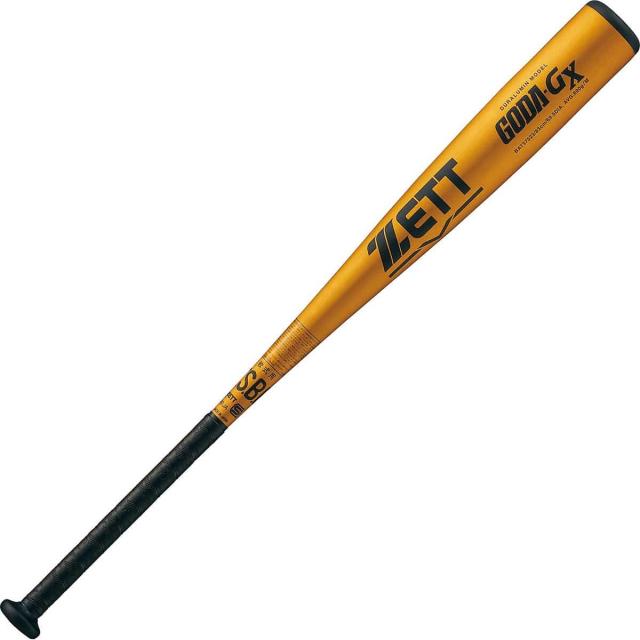 ゼット 野球 軟式メタルバッド ナンシキアルミバット GODA-GX BAT37523-8200 ゴールド 送料無料 8,820円