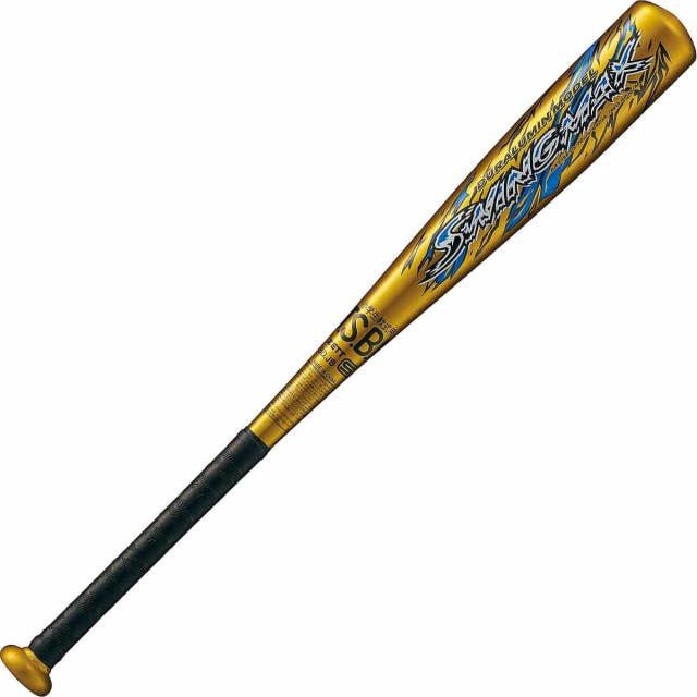 ゼット 野球 少年軟式メタルバッド JR.ナンシキ アルミバット SWINGMAX BAT75510-5301 ジュニア イエローゴールド 送料無料