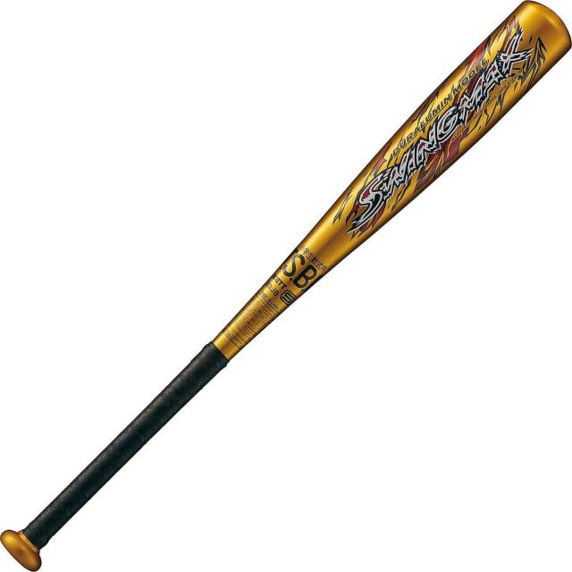 ゼット 野球 少年軟式メタルバッド JR.ナンシキ アルミバット SWINGMAX BAT75512-8200 ジュニア ゴールド 送料無料