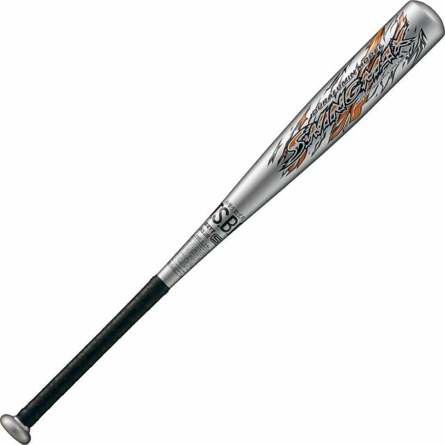 ゼット 野球 少年軟式メタルバッド JR.ナンシキ アルミバット SWINGMAX BAT75516-1300 ジュニア シルバー 送料無料