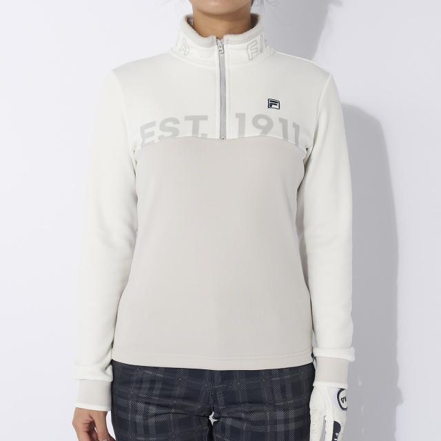 フィラ ゴルフ レディース長袖ハイネック FILA GOLF 長袖ハーフジップシャツ 794504 GY レディース グレー 送料無料 6,344円