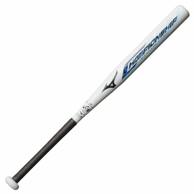 ミズノ 野球 少年ソフトボールバッド ソフト1.2号ゴムボール用 CHAMPIONSHIP(76cm/平均460g) 1CJFS62876 01 ジュニア 76CM ホワイト...